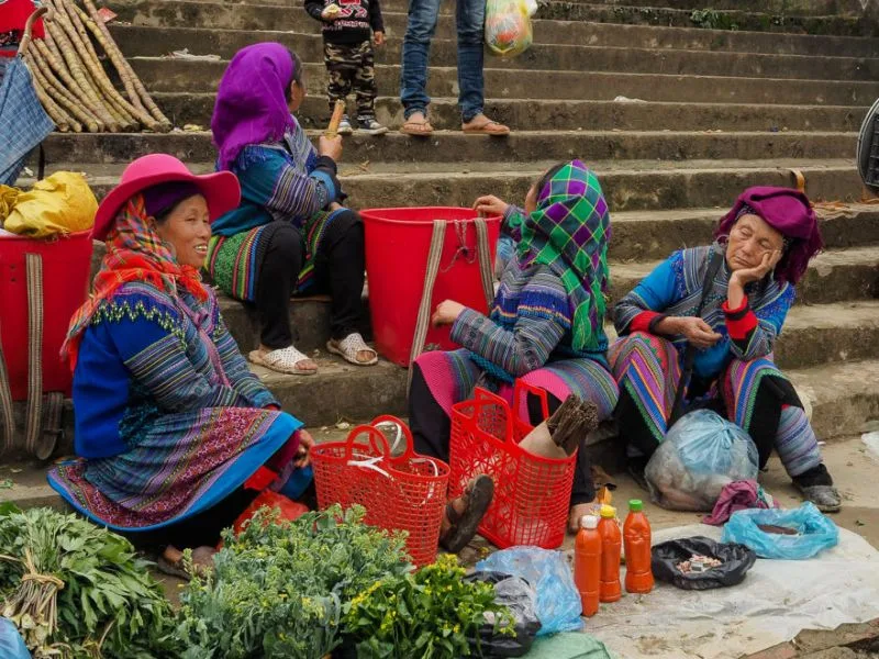 mercato di Bac Ha Sapa nord vietnam