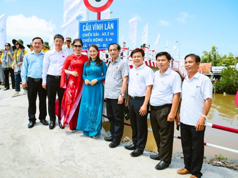 Cerimonia di inaugurazione del ponte Vinh Lân, Cần Thơ 04/08/2024
