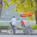 Fare un giro in risciò cyclo hanoi