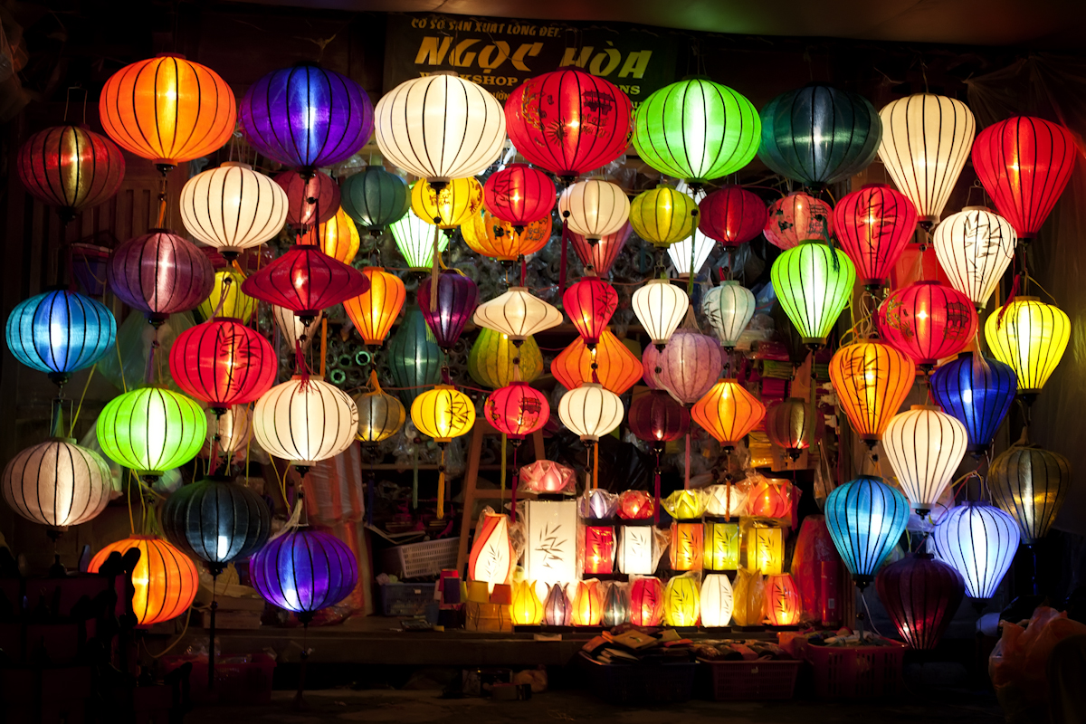 Fabbricazione di lanterne a Hoi An