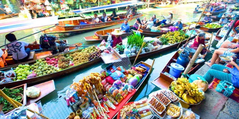 mercato galleggiante di cai rang can tho