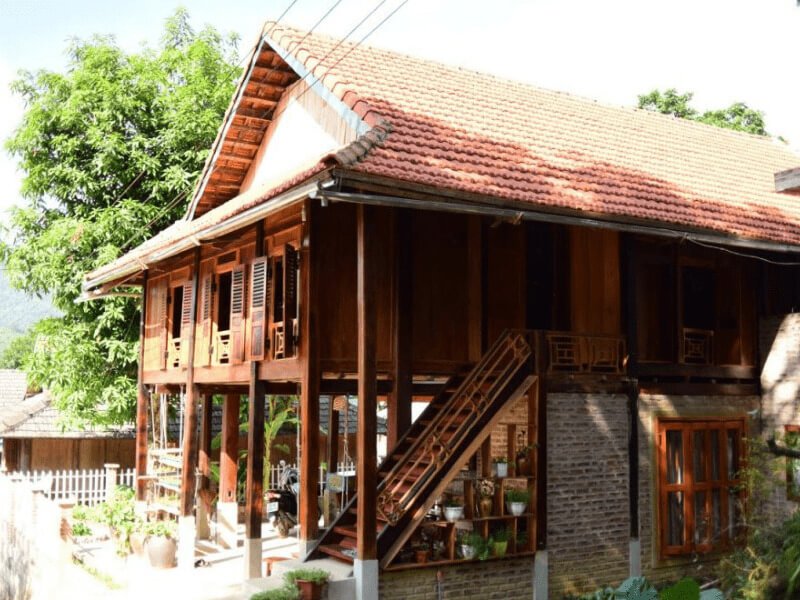 La casa su palafitta