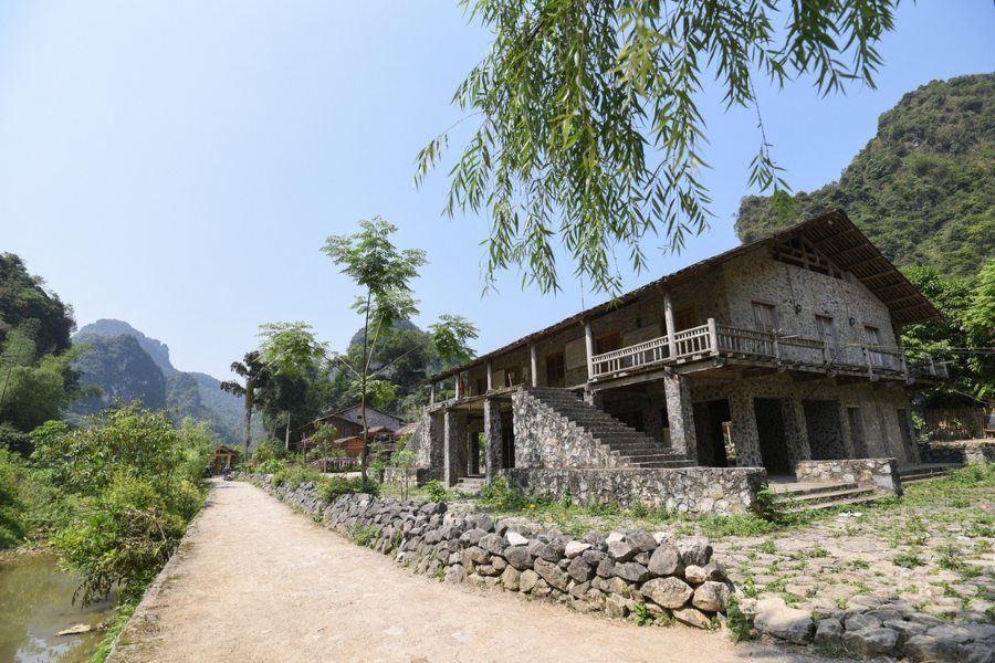 Casa su palafitte di Khuoi Ky